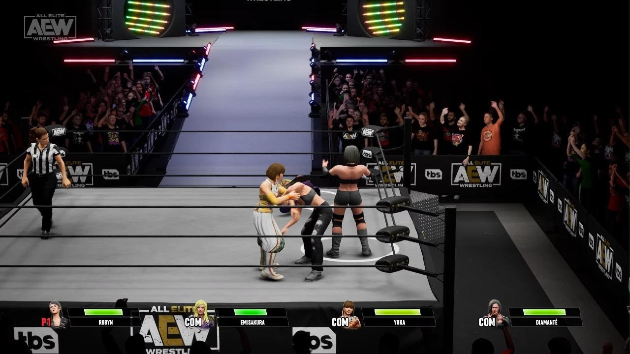 AEW: Fight Forever Diamanté vs EmiSakura vs Yuka Sakazaki vs Robyn Renegade