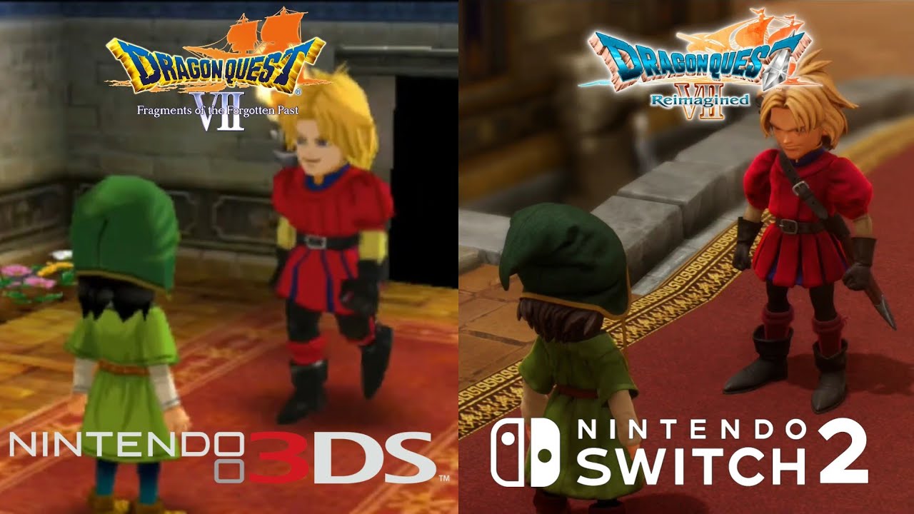 DRAGON QUEST VII Reimagined против DRAGON QUEST VII: Fragments of the Forgotten Past — сравнение ...
