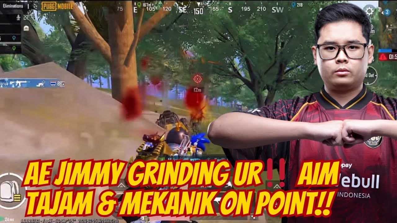 Bukan Sekadar Main‼️ AE Jimmy Gunakan UR untuk Matangkan Aim & Game Sense 🥶😱 #pubgmobile 