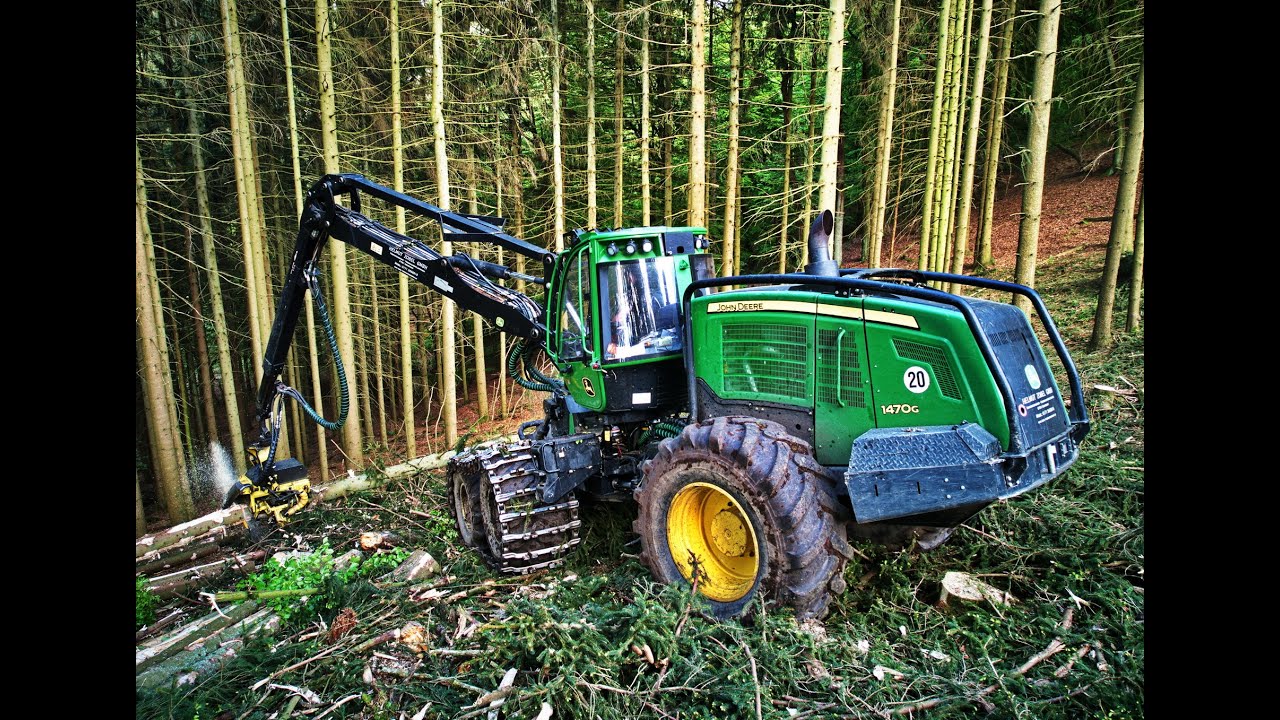 🌲*OnBoard* John Deere 1470G  im Käferholz • Harvester Action • Forst Zobel • GoPro11🌲
