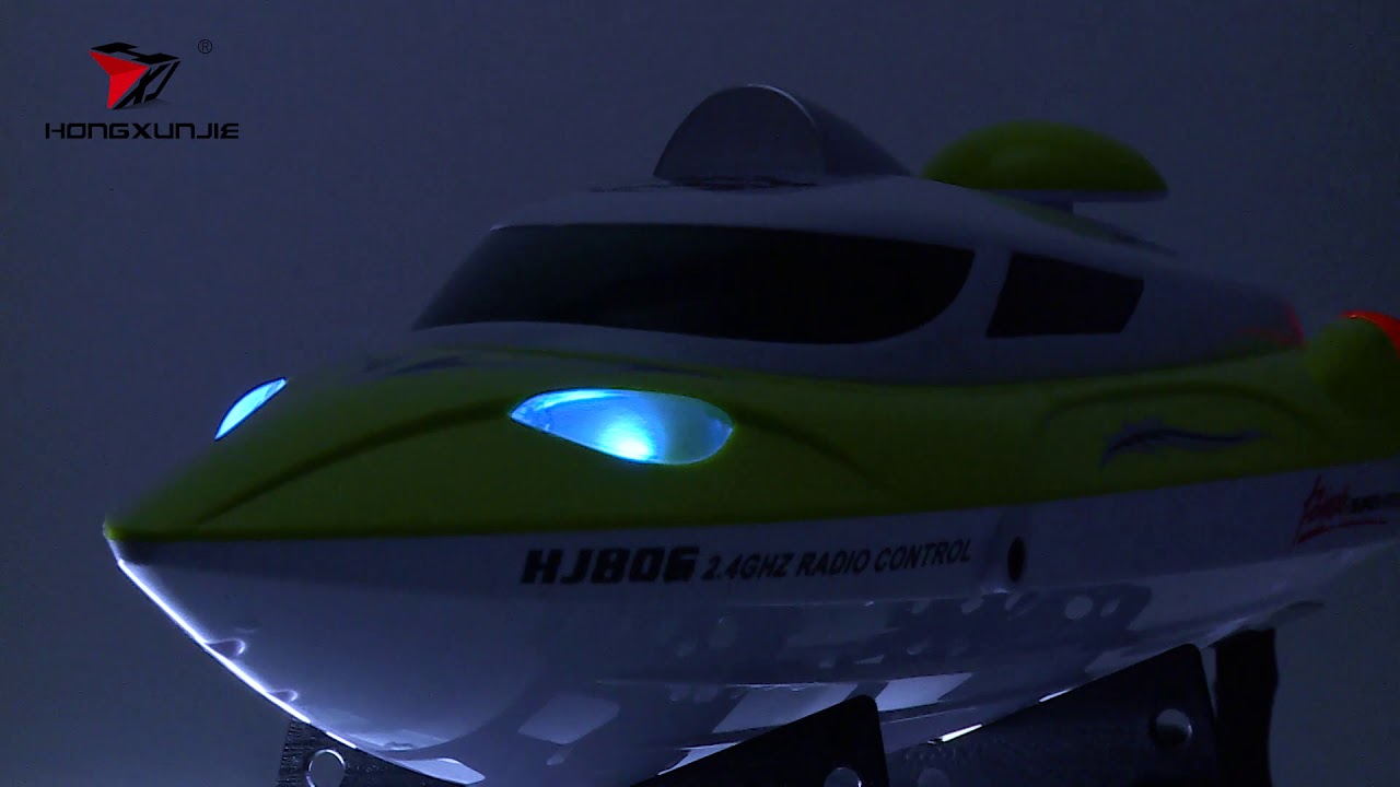 Hj806 (hj806b) remote control speedboat video