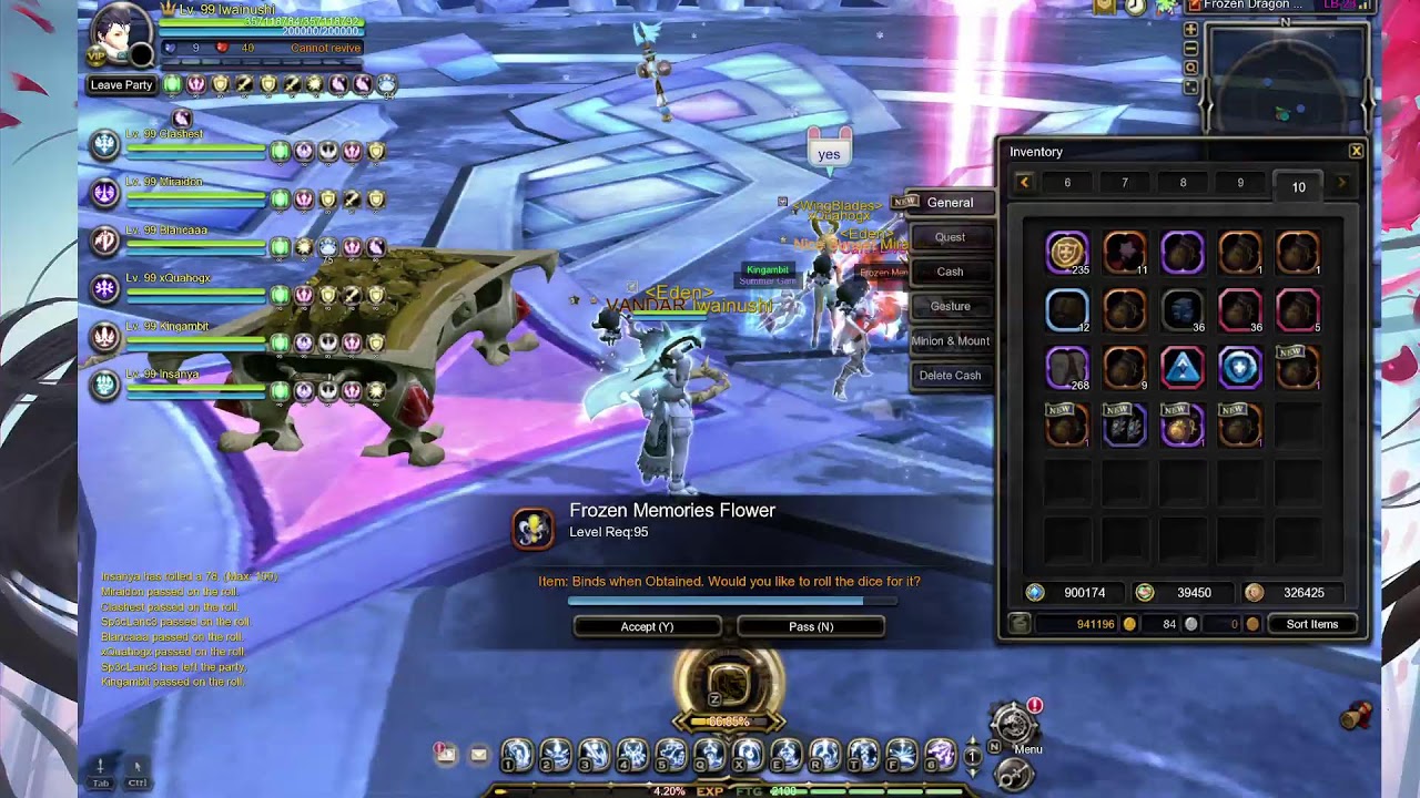 Dragon Nest SEA Frozen Dragon Nest HC sub Luster/Maverick POV