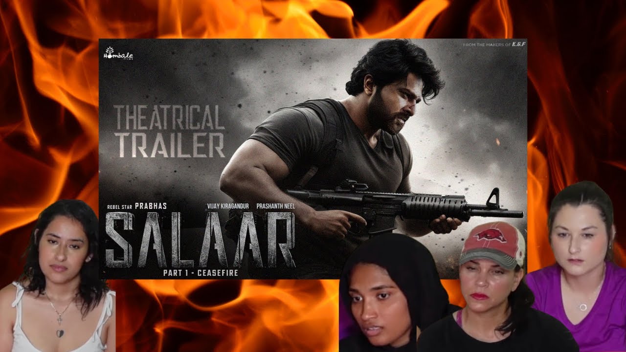 Americans' react to Salaar | Official Trailer | Prabhas | Prithviraj | Shruti Haasan | Netflix India