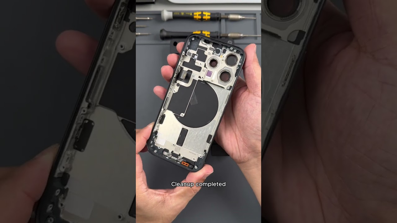 Replace iPhone 15 Pro case/middle frame