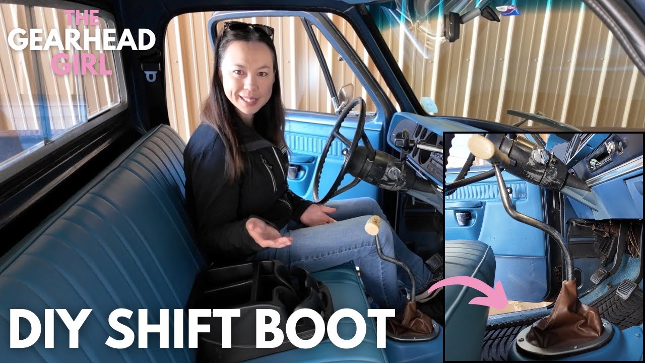 I Made a Custom Shift Boot After Ripping Two | 1979 Dodge D-150
