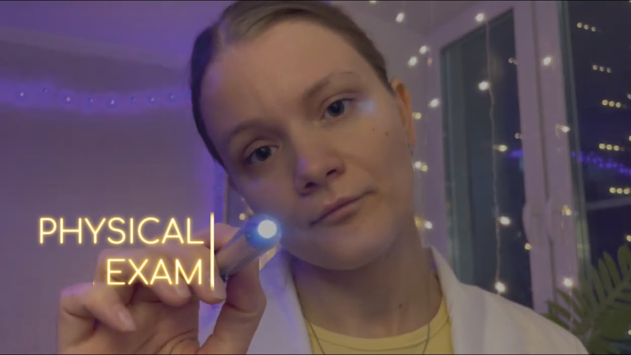 АСМР Ролевая Игра | Быстрый осмотр врача терапевта  | Тихий голос