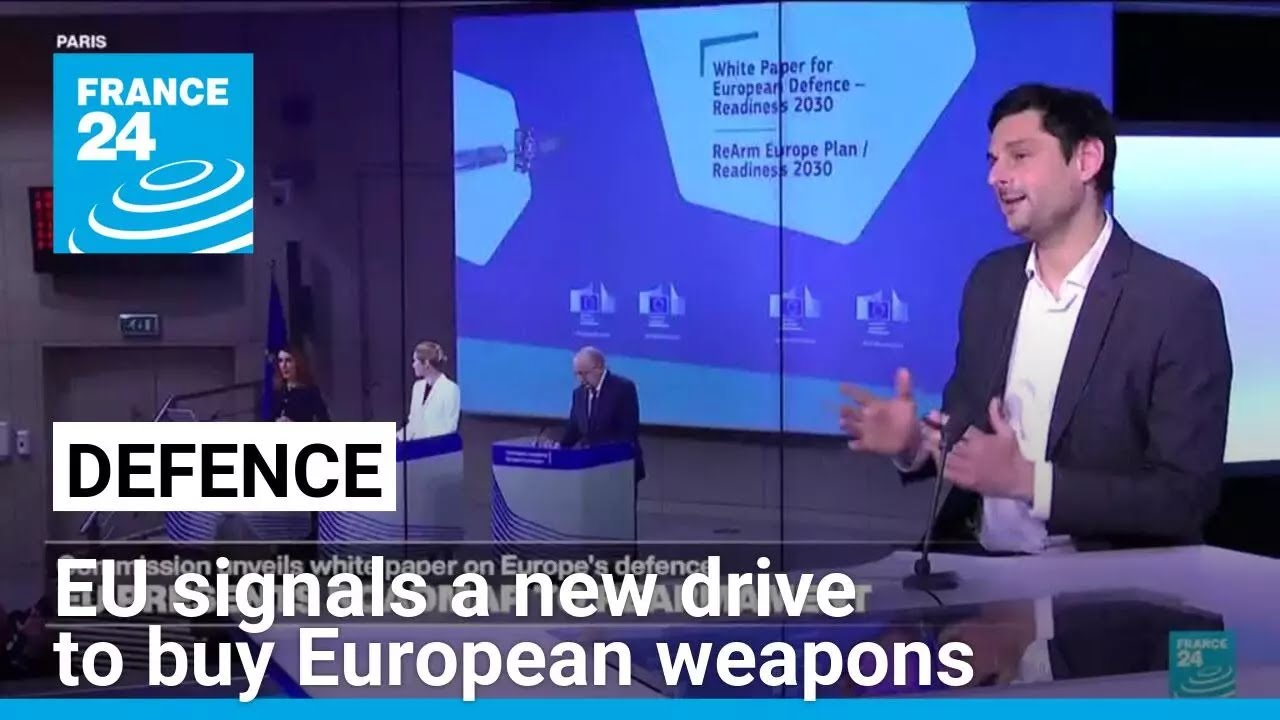 European Union signals a new drive to buy European weapons • FRANCE 24 English