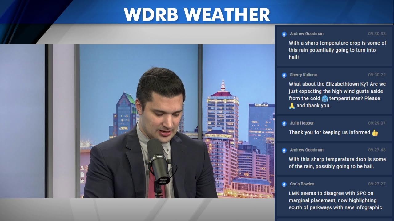 A strong cold front arrives tonight