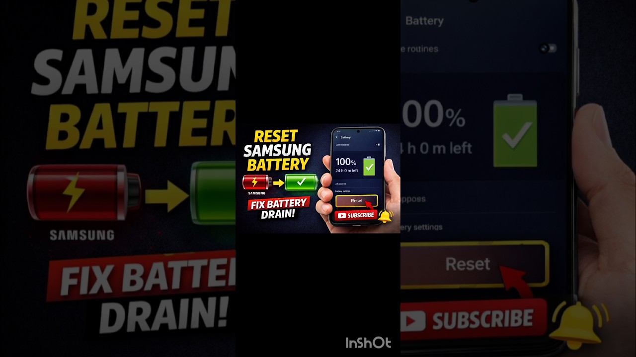 Reset Samsung Battery 🔋 (Fix Fast Drain!)