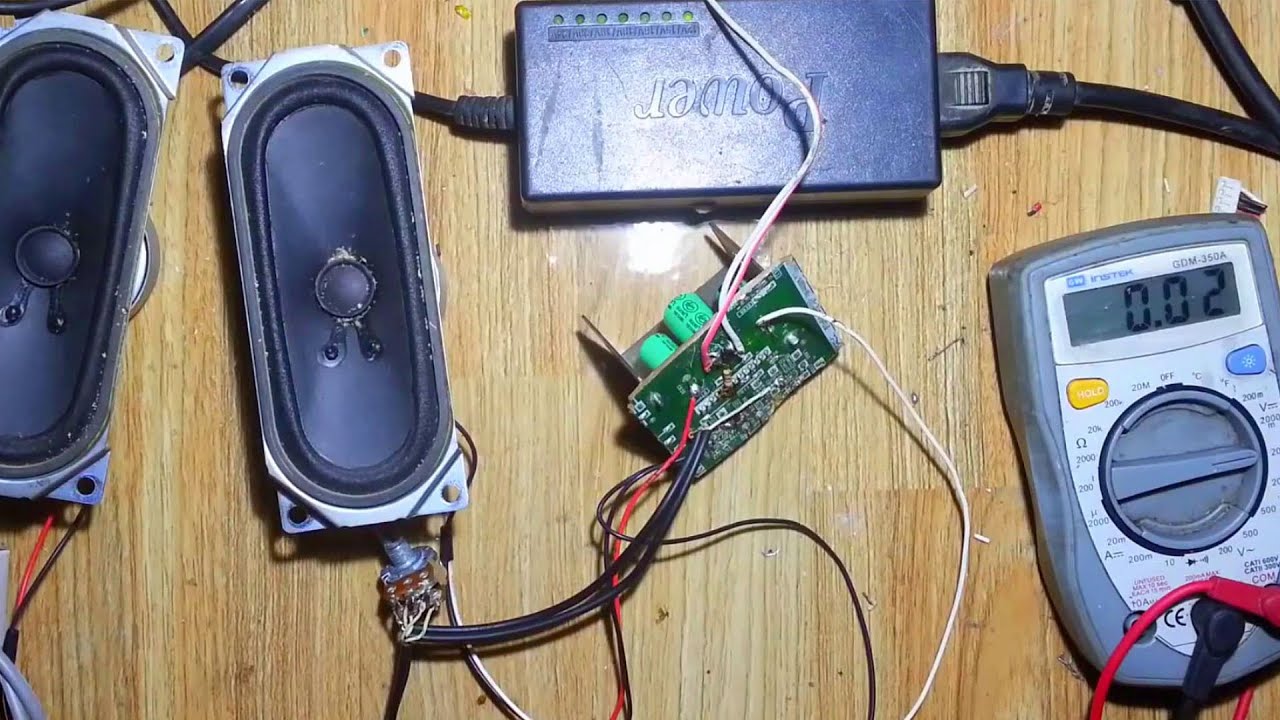 Chế Mạch Tăng Âm Từ Loa Và Bo Công Suất Tivi CRT Nghe Cực Hay