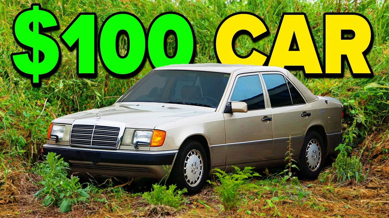 Buying an ABANDONED Mercedes for $100 and Bringing it BACK TO LIFE!