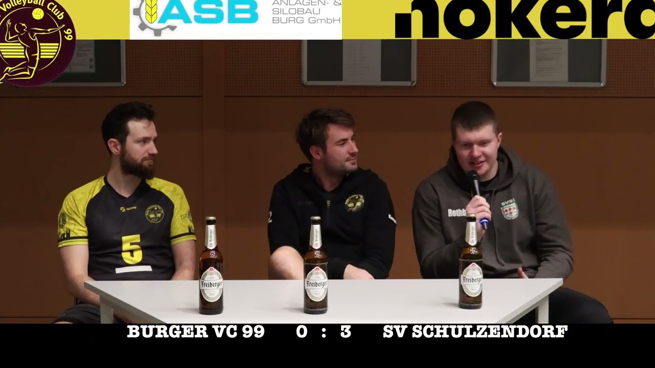 Pressekonferenz - 18.01.2026 - SV Schulzendorf - Burger VC 99