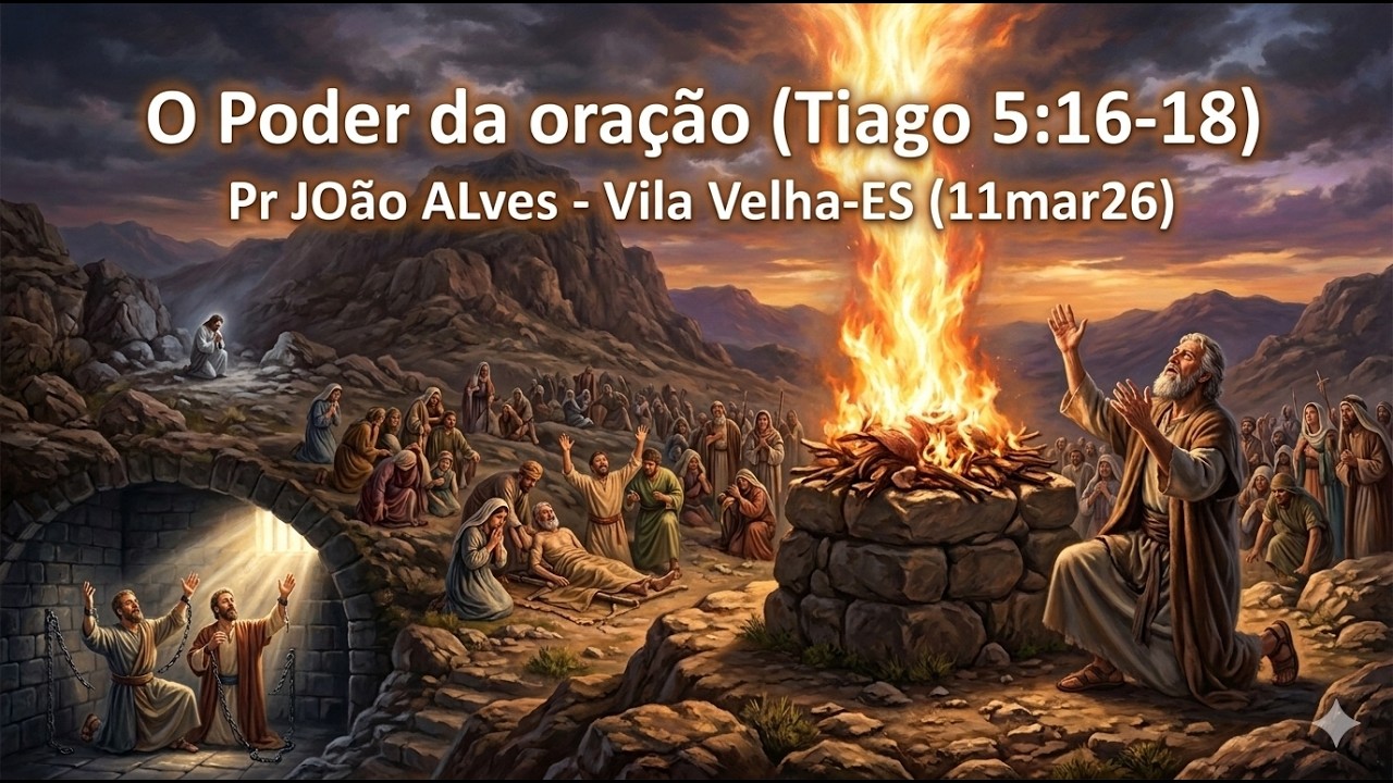 #0066 - O Poder da oração (Tiago 5:16-18) Pr João ALves - Vila Velha-ES (11mar26)