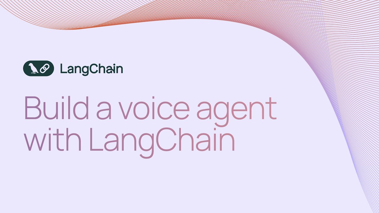 Создайте голосового агента с помощью LangChain