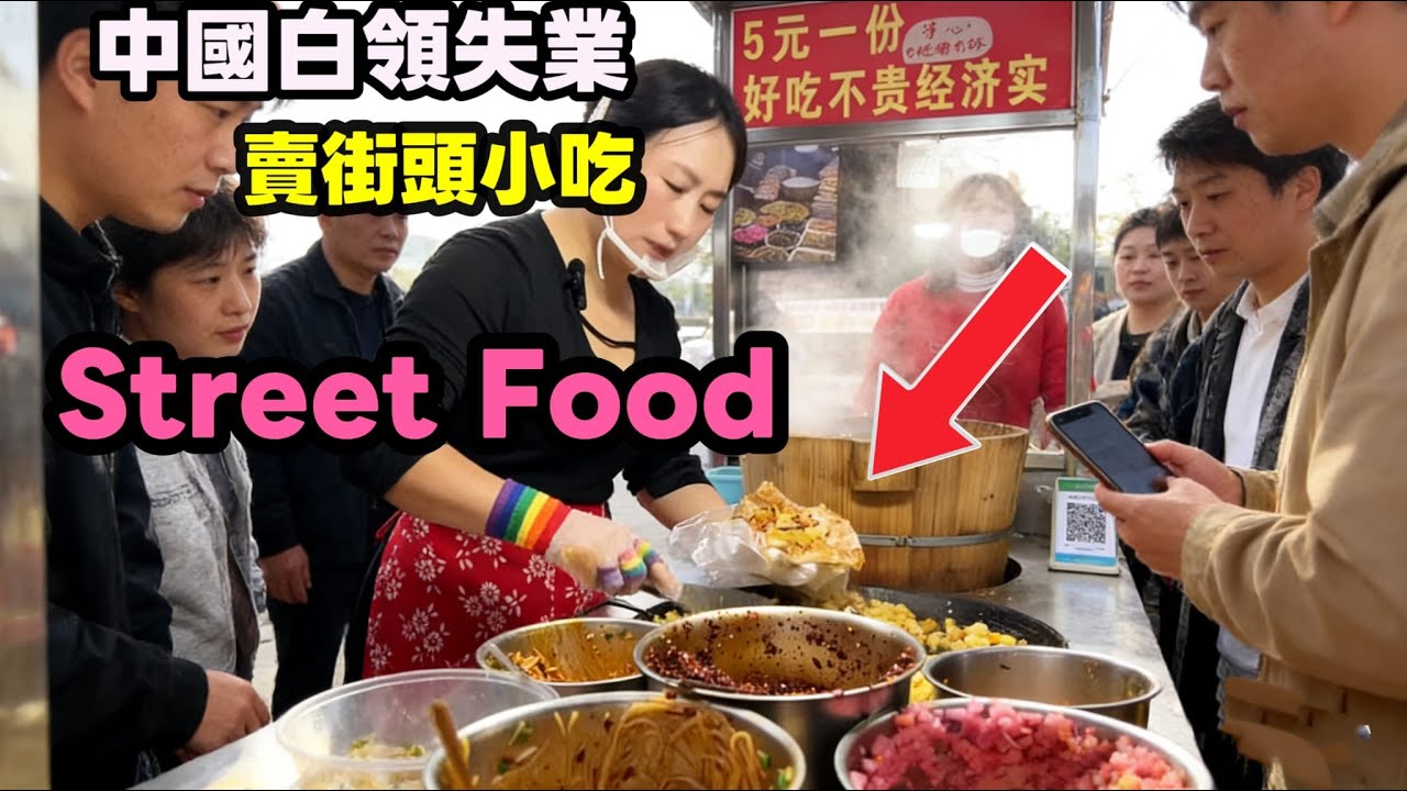 中國失業白領轉行賣早餐🔥Amazing Skill😋 Awesome Streetfood Popular Popular Quick Dishes #streetfood #food #中國#失業