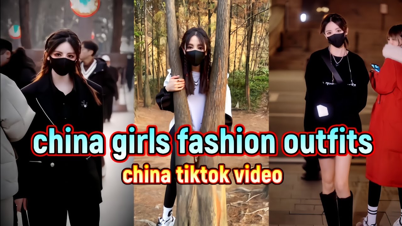 chinese street fashion | china girls fashion outfits🍍🍹🌺🌺🌺