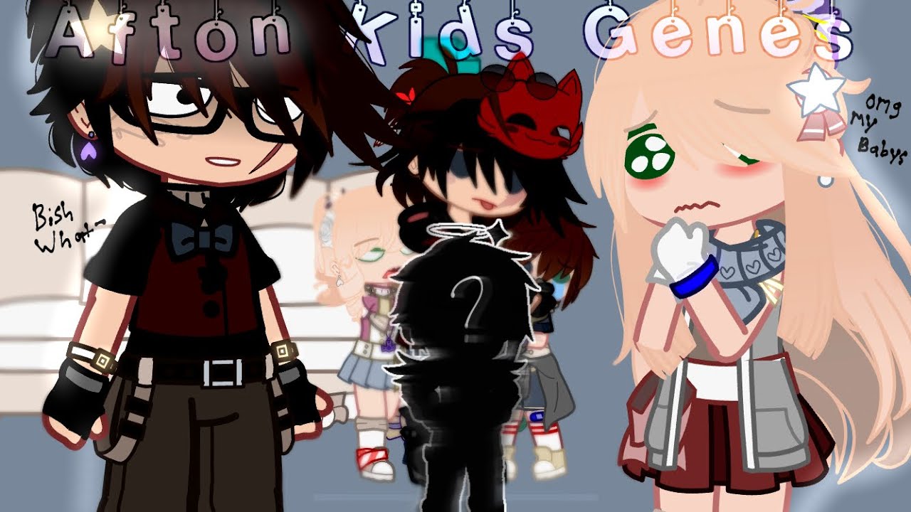 William and Claire React to their future kids genes! // Fnaf AU //