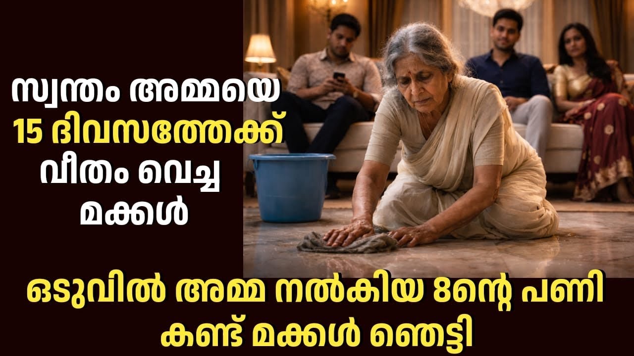 സ്വന്തം അമ്മയെ 15 ദിവസത്തേക്ക് വീതം വെച്ച മക്കൾ, ഒടുവിൽ അമ്മ നൽകിയ 8ന്റെ പണി കണ്ട് മക്കൾ ഞെട്ടി 