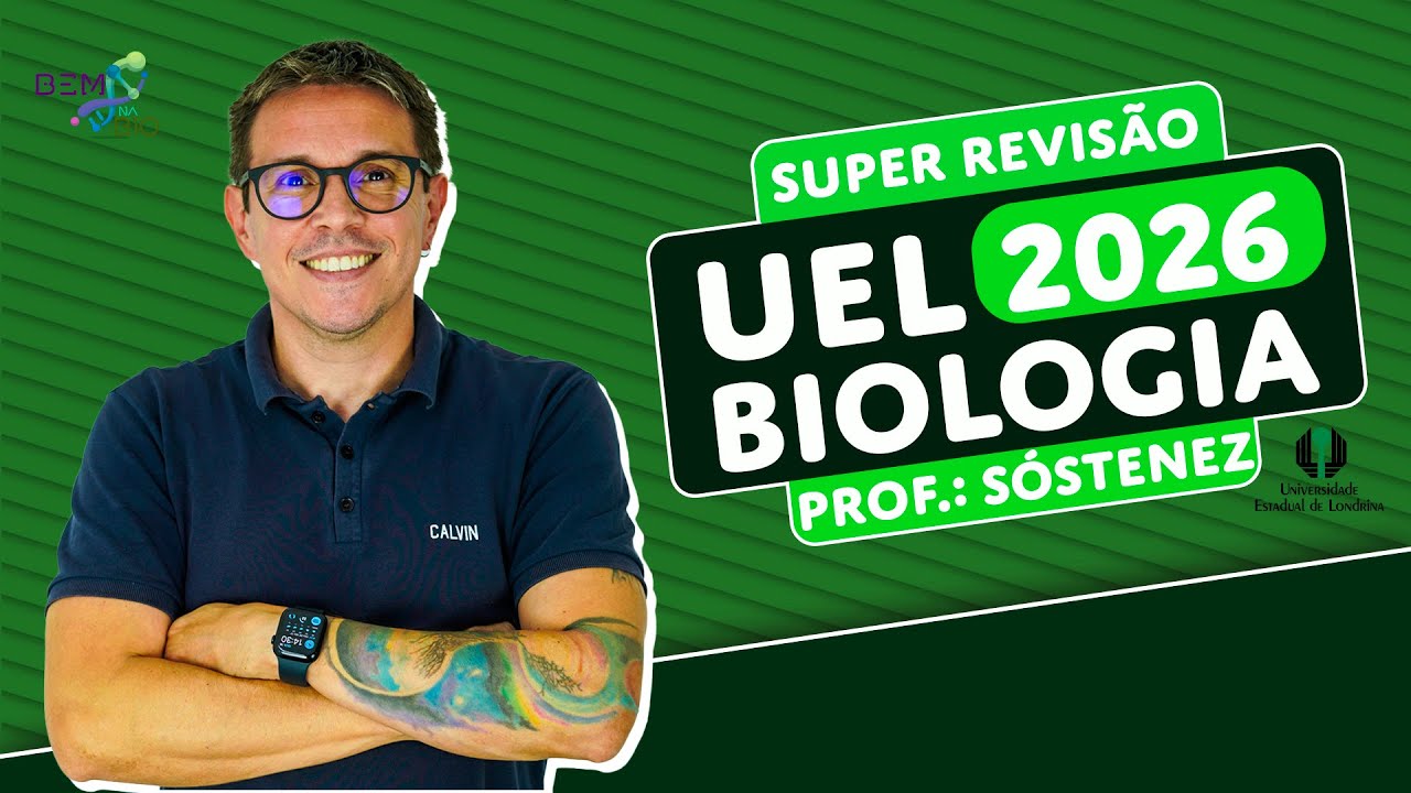 Super Revis&atilde;o Vestibular UEL 2026 Biologia