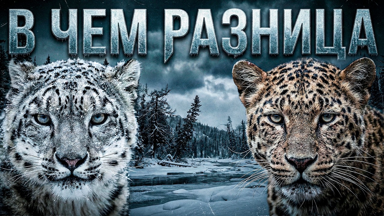 Кто сильнее СНЕЖНЫЙ БАРС или ЛЕОПАРД? Реальные факты!