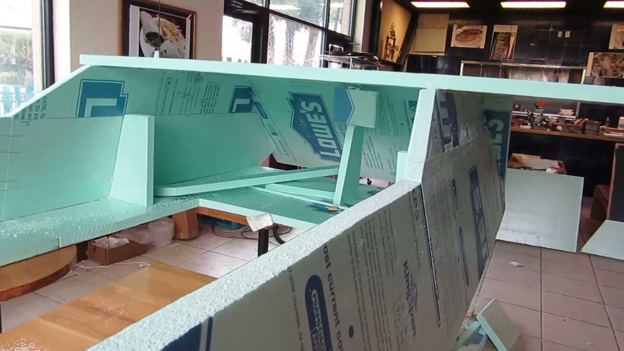 xps foam campervan top build 3