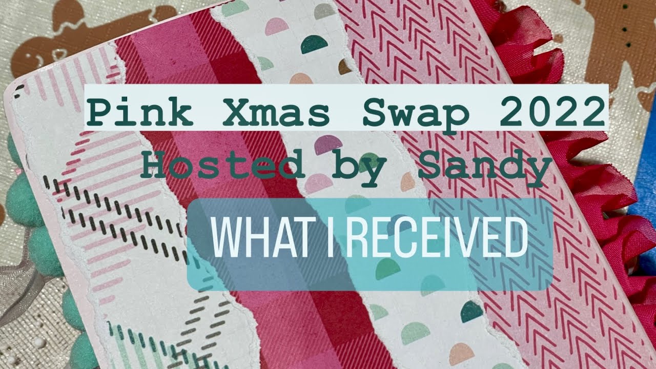 What I received, PinkXmasSwap22 hosted by @sandysplannershopandcrafts4847