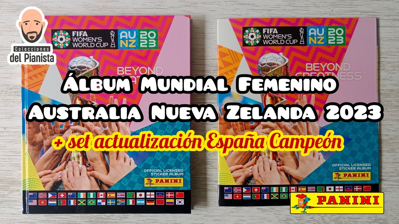 Álbum PANINI Australia Nueva Zelanda 2023 + Set Actualización España Campeón