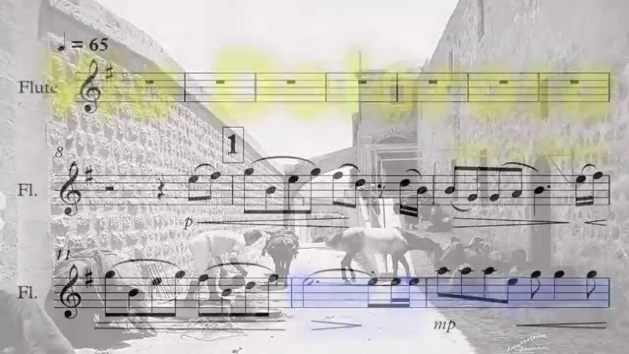 Via Dolorosa  (flute sheet music) Виа Долороса (ноты для флейты)