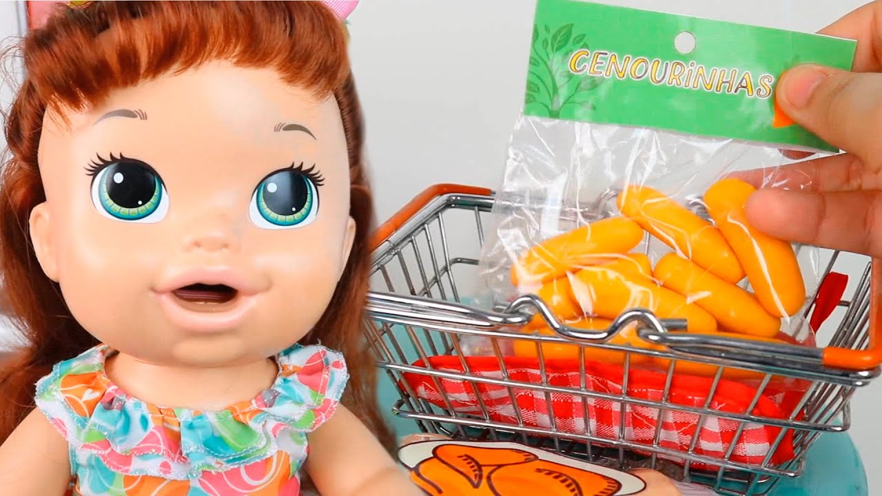 BABY ALIVE FEZ COMPRINHAS PARA O ALMOÇO!