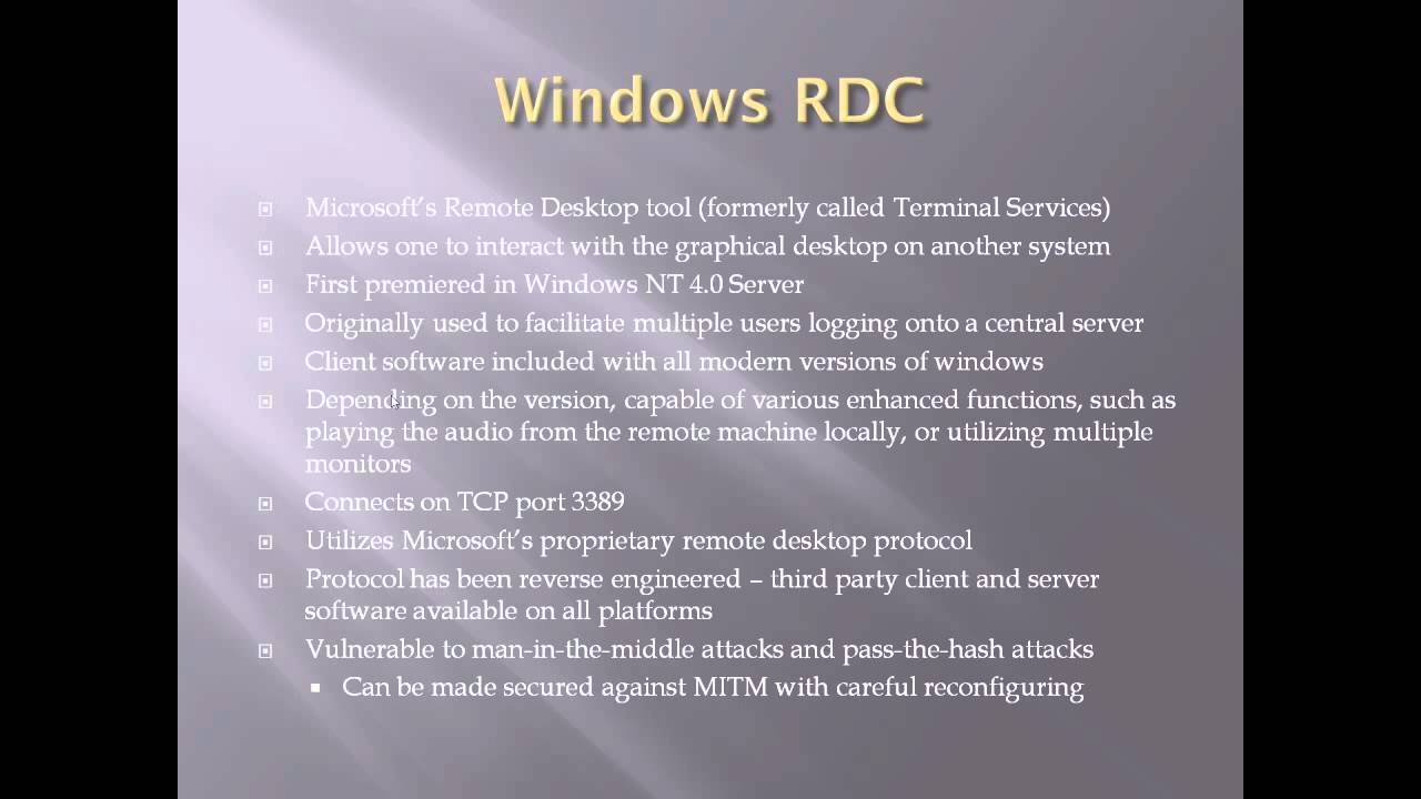 Remote Access Technology
