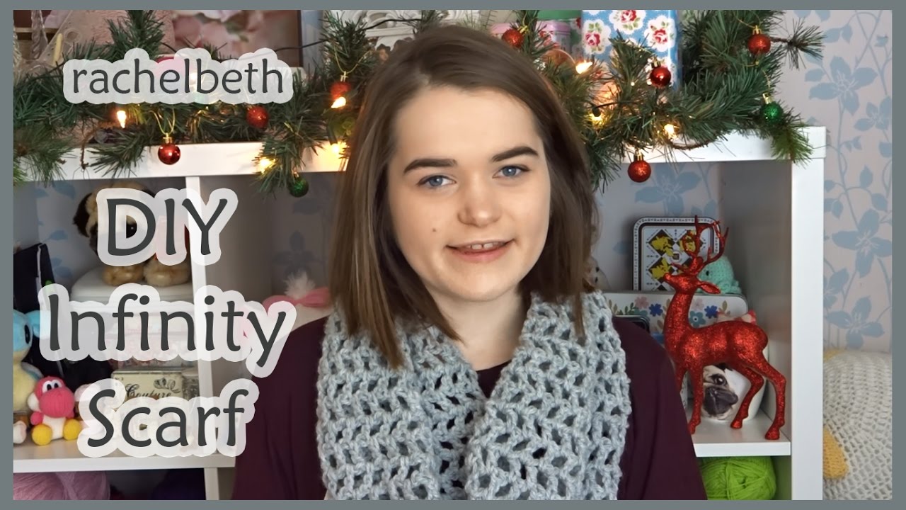 DIY Crochet Infinity Scarf