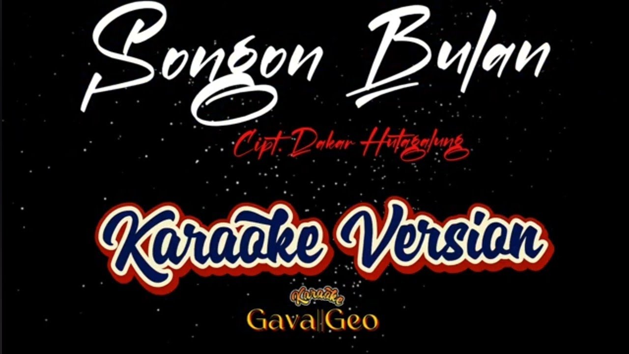 STYLE VOICE- SONGON BULAN- KARAOKE VERSION [NADA PRIA/ NADA COWOK] || Fis= do