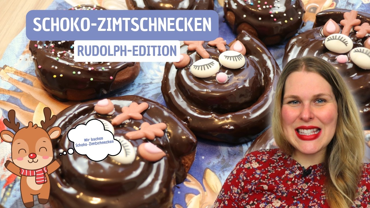 Diese Schoko Zimtschnecken in der Rudolph Edition müsst ihr backen!