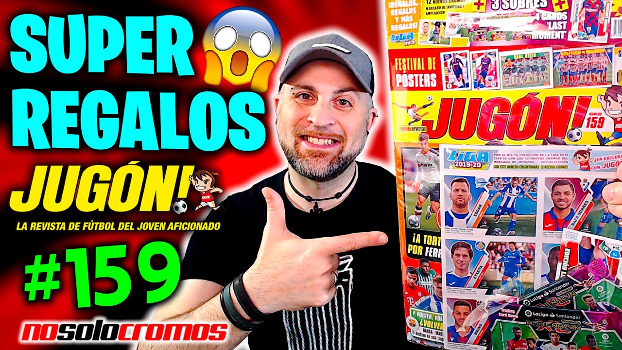 🔥 BRUTAL!!! Revista JUGON #159 con un *MONTON DE REGALOS* | SUPER UNBOXING | NO SOLO CROMOS