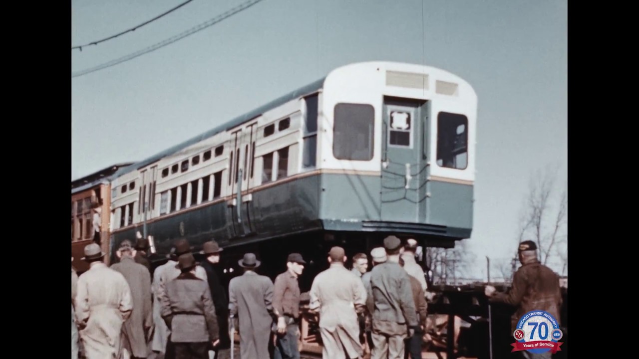 CTA From the Archives: Delivery of a 6000-series Rail Car [REMASTERED]