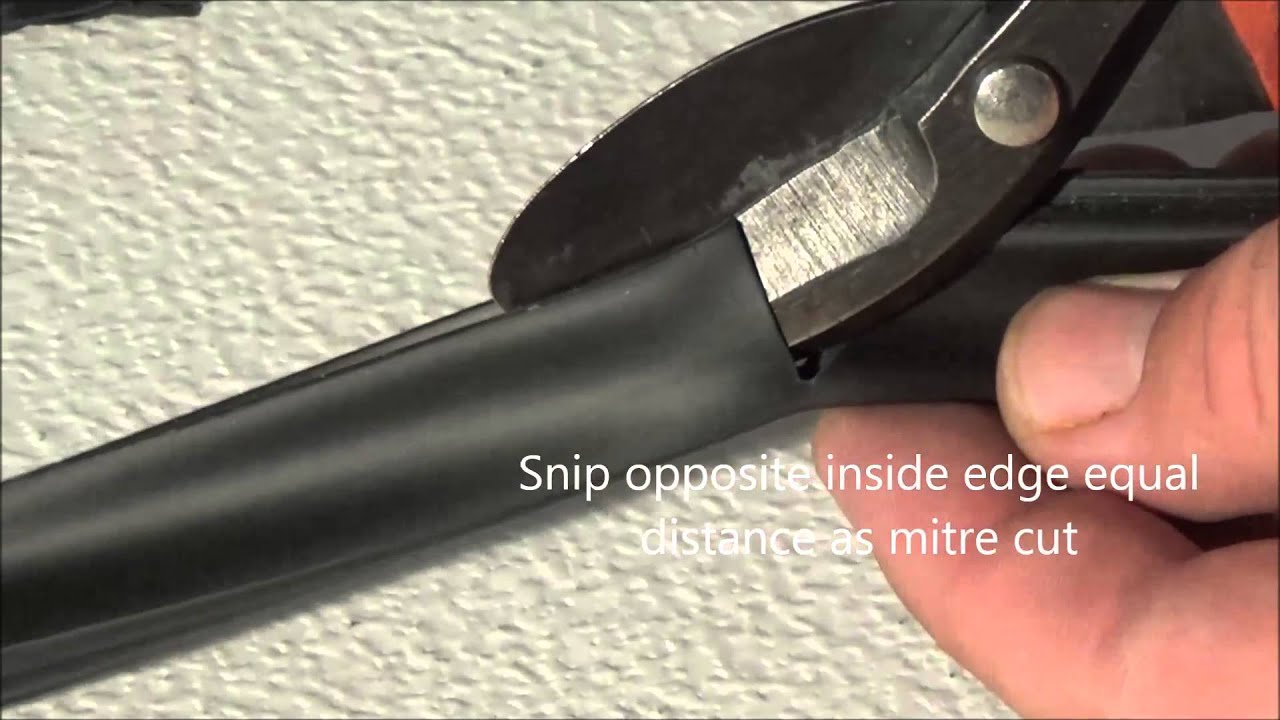 Walk-in refrigerator door gasket installation