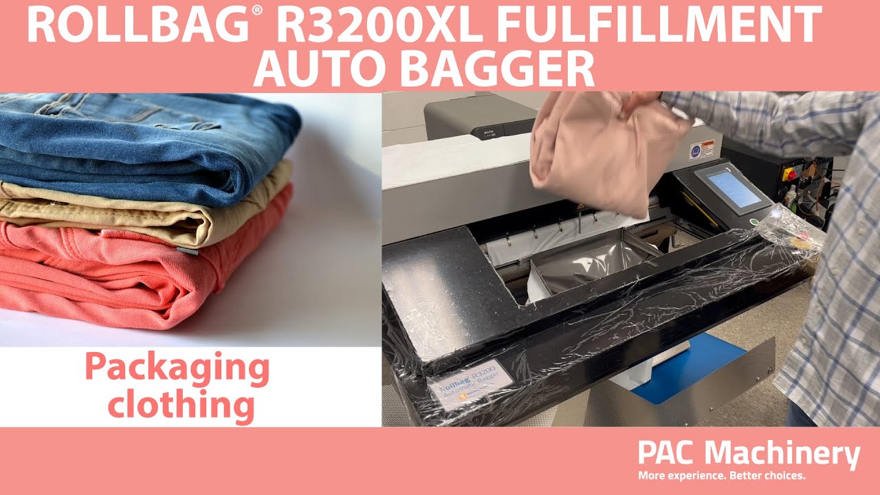 R3200XL Fulfillment Packaging Clothing