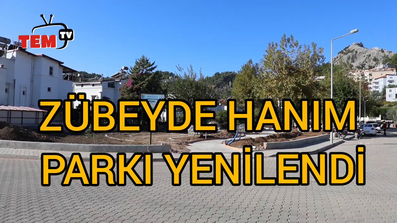 #Marmaris Zübeyde Hanım Parkı Yenilendi