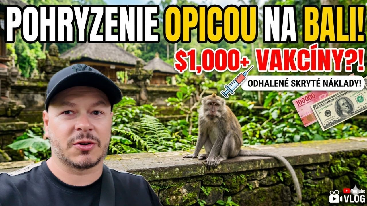 Opatrne s opicami, dokážu vám pokaziť dovolenku | Bali, Indonézia