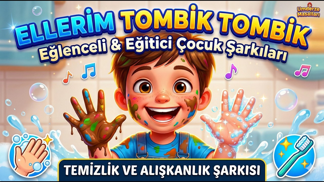 ELLERİM TOMBİK TOMBİK - EĞLENCELİ ÇOCUK ŞARKILARI