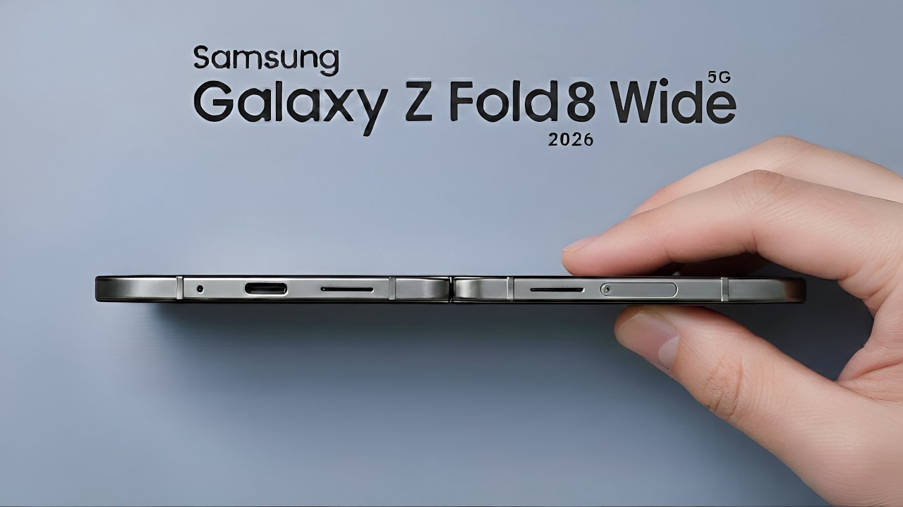 Samsung Galaxy Z Fold 8 Wide — официальный дизайн представлен.