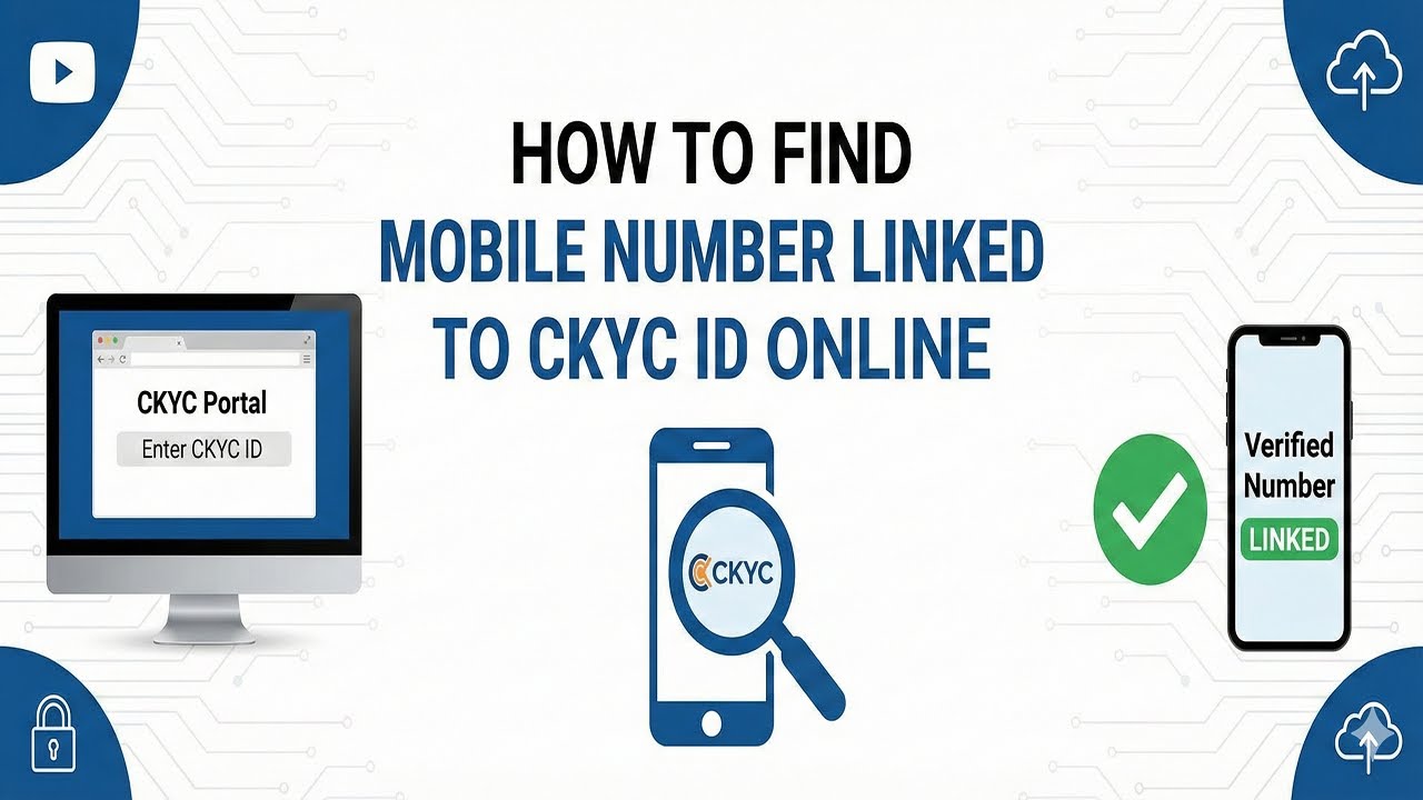How to Find Mobile Number Linked to CKYCR ID Online | How to Find Mobile Number Link CKYC ID Online
