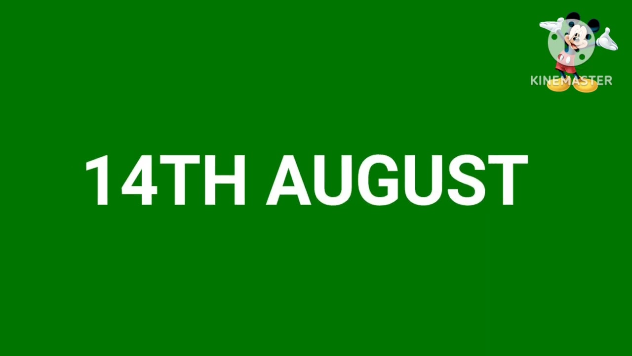 14th august 
