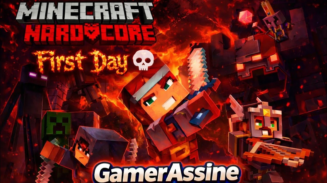 WELCOME TO MY MINECRAFT HARDCORE WORLD PART-01 
