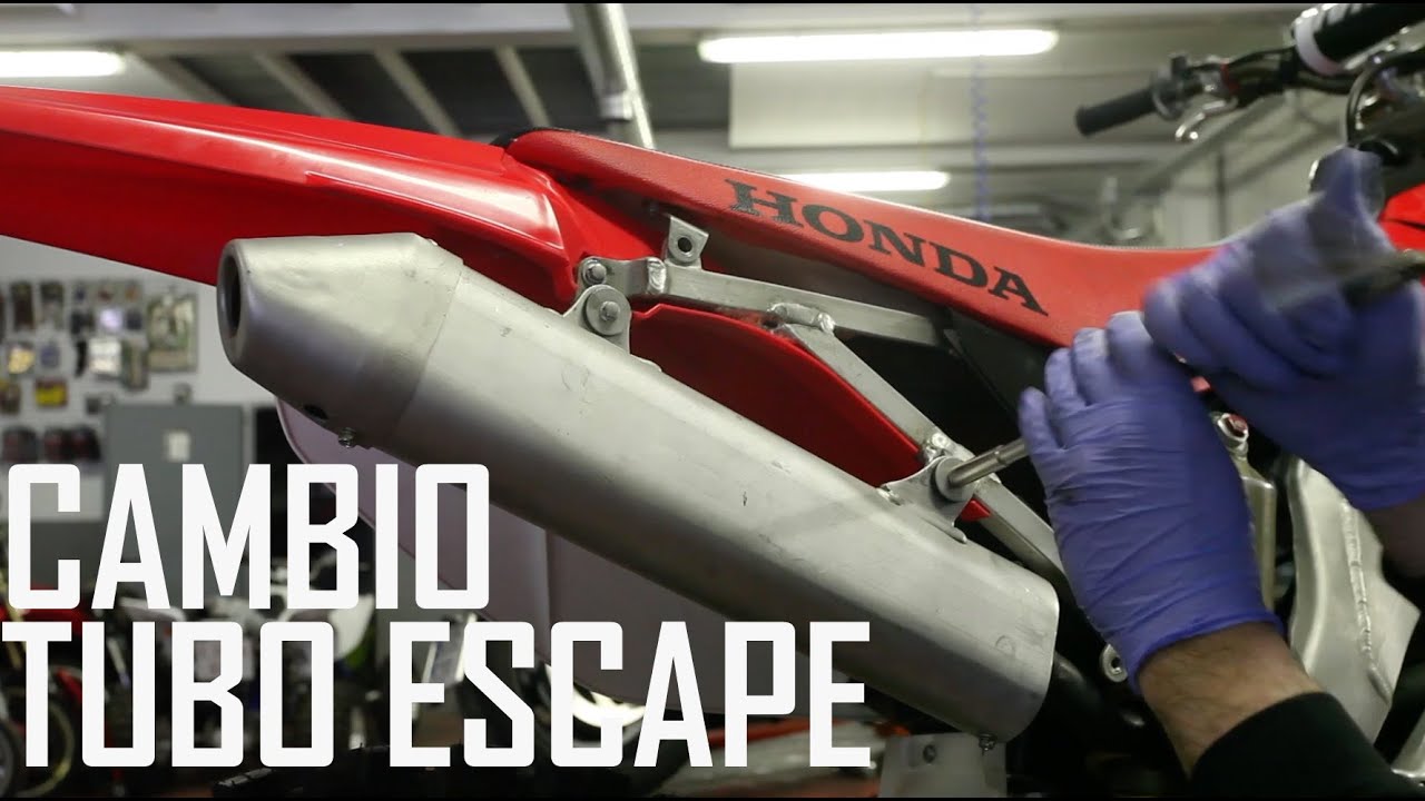 C&oacute;mo cambiar tubo de escape moto
