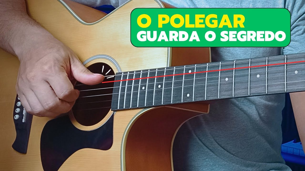 Todo Dia terá um DEDILHADO NOVO se você fizer isso no seu Polegar - Aula de violão