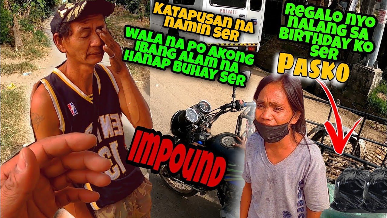 Hinuhulugan lang po namin eto pang kalakal namin ser| wala napo kami panghanap buhay ser|