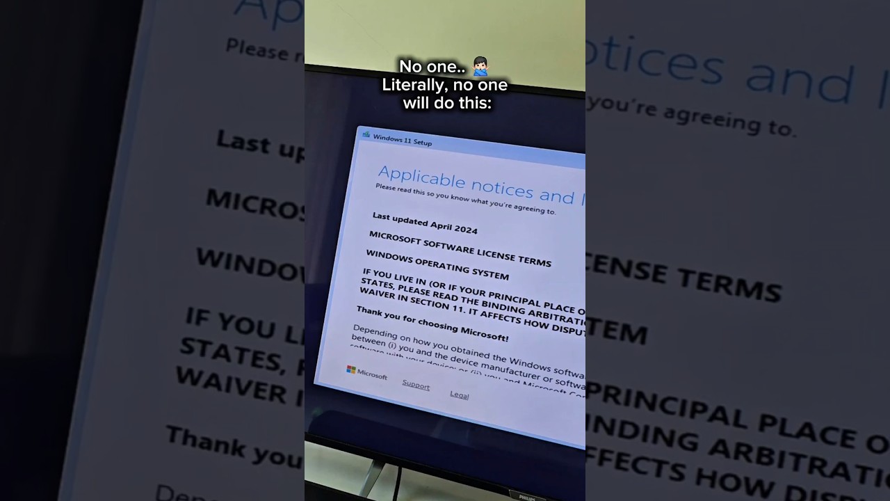 Did you disagree with a software terms and conditions? #humor #skit #disagree #termsandconditions