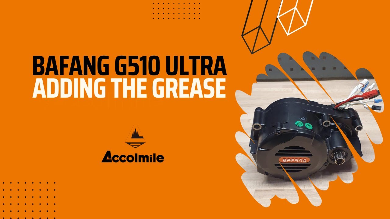 BAFANG G510 Ultra 1000W - adding the grease to metal gears #bafangG510