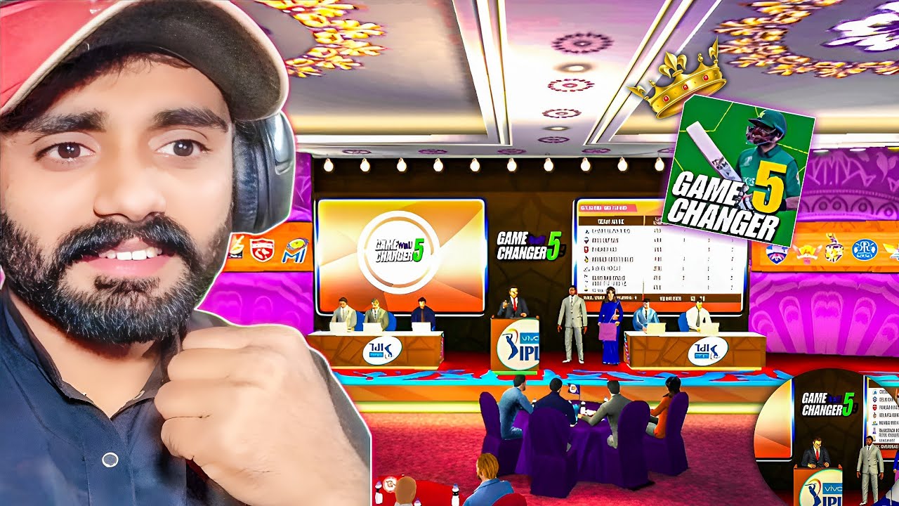 IPL AUCTION IN GAME CHANGER 5😮 IPL2025 | GAMEPLAY IN HINDI URDU